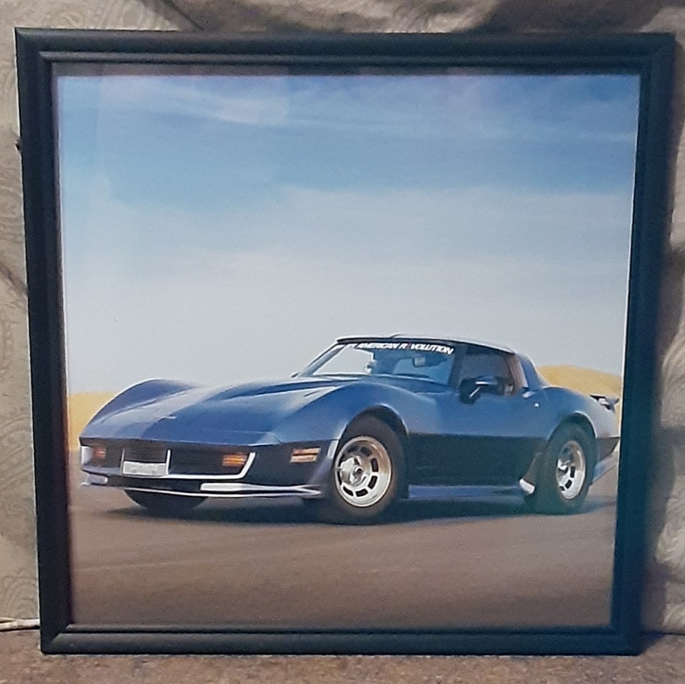 1981 Chevrolet Corvette FSO Coupe 12" x 12" Framed